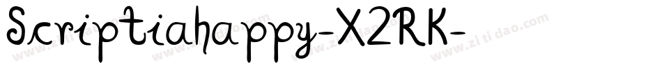 Scriptiahappy-X2RK字体转换
