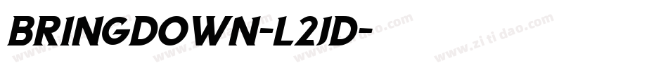 Bringdown-l2JD字体转换