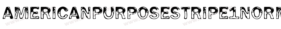 AmericanPurposeStripe1NormalItalic-y205字体转换
