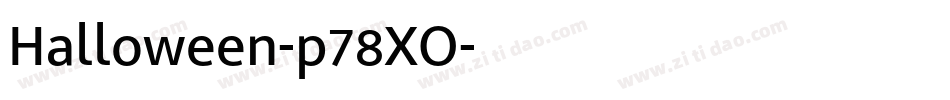 Halloween-p78XO字体转换