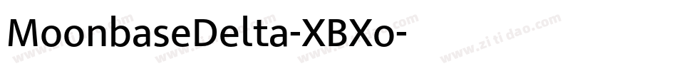 MoonbaseDelta-XBXo字体转换