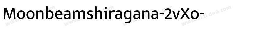 Moonbeamshiragana-2vXo字体转换