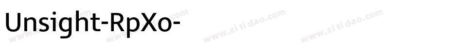 Unsight-RpXo字体转换