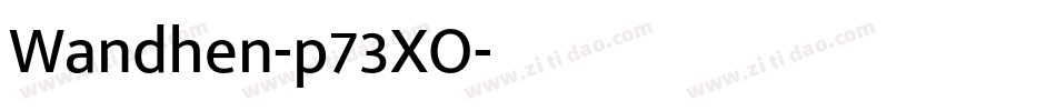 Wandhen-p73XO字体转换
