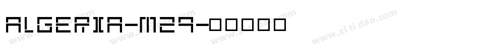 Algeria-mZ9字体转换