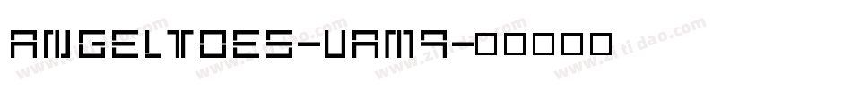 Angeltoes-vaM9字体转换