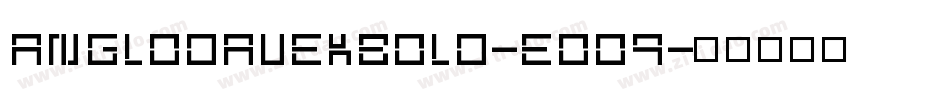 AnglodavekBold-EOO9字体转换