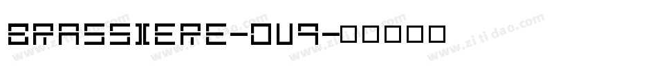 Brassiere-DV9字体转换