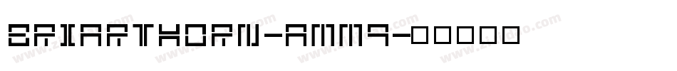 Briarthorn-amM9字体转换