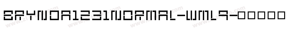 Brynda1231Normal-wmL9字体转换