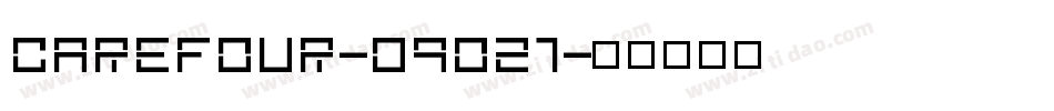 Carefour-d9Oz7字体转换