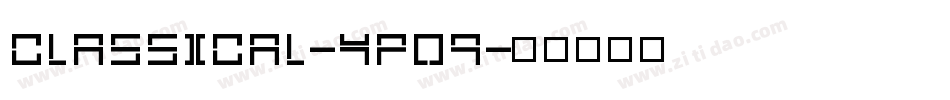 Classical-4pq9字体转换