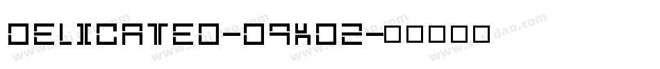 Delicated-d9KdZ字体转换