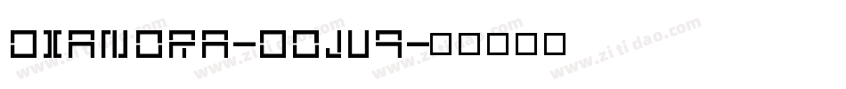 Dianora-DOJV9字体转换