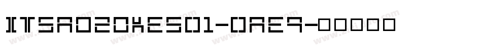 Itsadzokes01-0ae9字体转换
