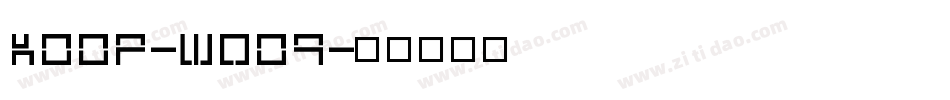 Koop-wqO9字体转换