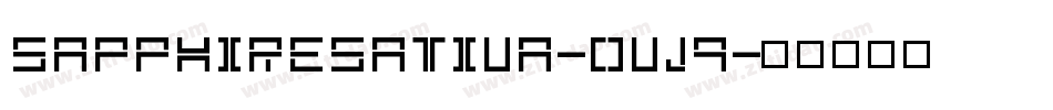 Sapphiresativa-0vJ9字体转换