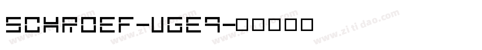 Schroef-vge9字体转换