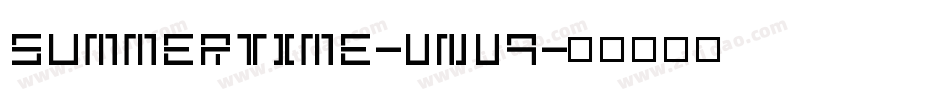 Summertime-vnV9字体转换