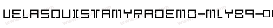 VelasquisTamyrademo-mLYB9字体转换