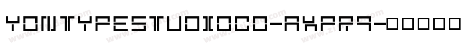 Yontypestudioco-axPR9字体转换