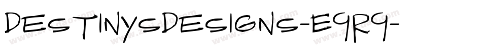DestinysDesigns-E9R9字体转换