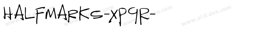 Halfmarks-xP9R字体转换