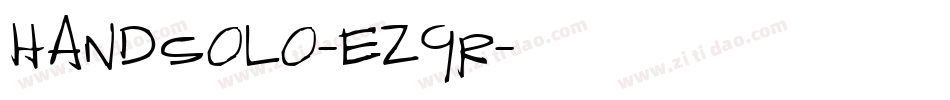 Handsolo-EZ9r字体转换