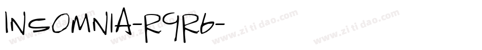 Insomnia-R9R6字体转换