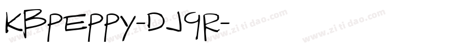 Kbpeppy-dj9R字体转换 Kbpeppy-dj9R字体转换