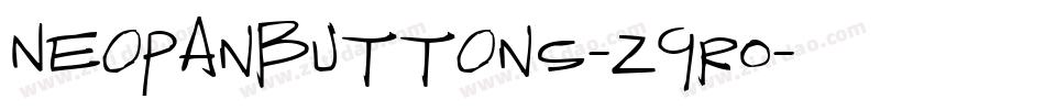 Neopanbuttons-z9r0字体转换