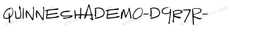 Quinneshademo-d9r7R字体转换