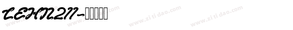 LEHN211字体转换