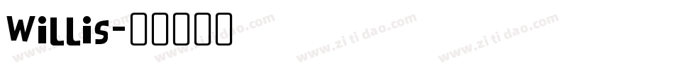 Willis字体转换