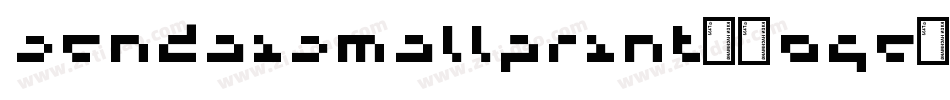SendaiSmallprint-7OGE字体转换