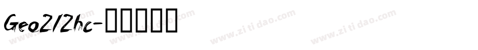 Geo212hc字体转换