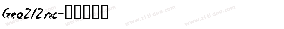 Geo212nc字体转换
