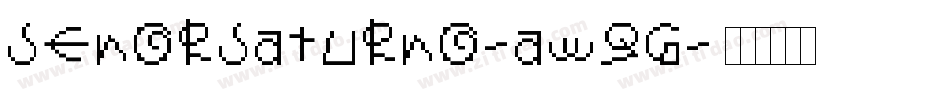 SenorSaturno-Aw9g字体转换