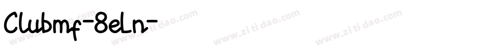 Clubmf-8eLn字体转换