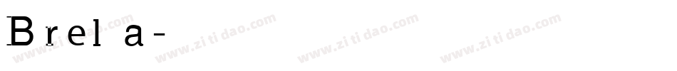 Brela字体转换
