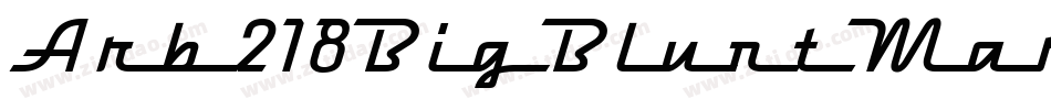 Arb218BigBluntMar50Normal-y0Xd字体转换