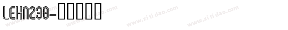 LEHN238字体转换