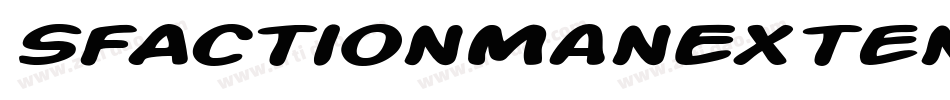 SfActionManExtendedItalic-21Vl字体转换