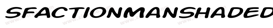 SfActionManShadedItalic-nLmM字体转换