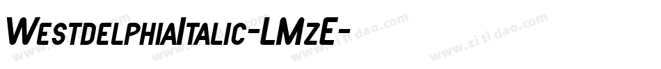 WestdelphiaItalic-LMzE字体转换