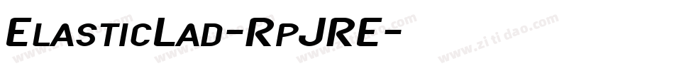 ElasticLad-RpJRE字体转换