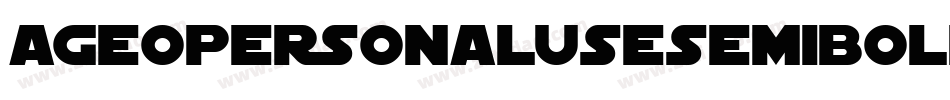 AgeopersonaluseSemibold-1J0L字体转换