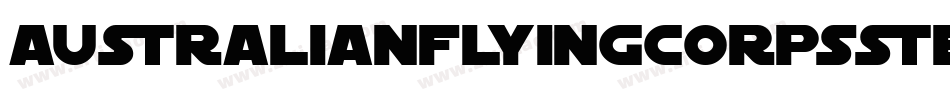 Australianflyingcorpsstencilse-VV0l字体转换