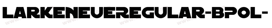 LarkeNeueRegular-BP0l字体转换
