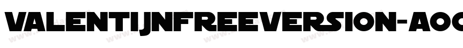 ValentijnFreeversion-AO0L字体转换